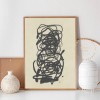 Art Prints Abstract, Neutral Abstract Art Print, Black Brush Strokes Giclee Art Print for Living Room Decor, Minimal Abstract Print Designs Art Prints Abstract, Neutral Abstract Art Print, Black Brush Strokes Giclee Art Print for Living Room Decor, Minimal Abstract Print Designs