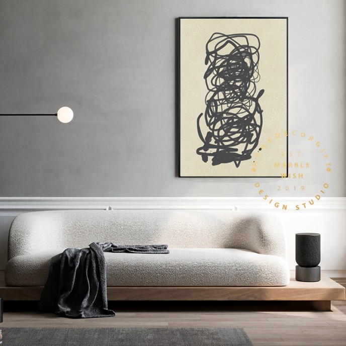 Art Prints Abstract, Neutral Abstract Art Print, Black Brush Strokes Giclee Art Print for Living Room Decor, Minimal Abstract Print Designs Art Prints Abstract, Neutral Abstract Art Print, Black Brush Strokes Giclee Art Print for Living Room Decor, Minimal Abstract Print Designs