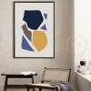 Minimal Abstract Art Prints, Large Minimalist Wall Art, Blue Abstract Wall Art Prints, Yellow Art Print, Geo Art Print, Living Room Art Minimal Abstract Art Prints, Large Minimalist Wall Art, Blue Abstract Wall Art Prints, Yellow Art Print, Geo Art Print, Living Room Art