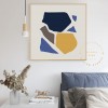 Minimal Abstract Art Prints, Large Minimalist Wall Art, Blue Abstract Wall Art Prints, Yellow Art Print, Geo Art Print, Living Room Art Minimal Abstract Art Prints, Large Minimalist Wall Art, Blue Abstract Wall Art Prints, Yellow Art Print, Geo Art Print, Living Room Art