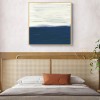 Calm Blue Abstract Canvas Prints, Navy Blue Strokes Abstract Print, White and Blue Abstract Wall Decor, Modern Abstract Canvas, Blue Art