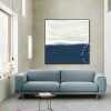 Calm Blue Abstract Canvas Prints, Navy Blue Strokes Abstract Print, White and Blue Abstract Wall Decor, Modern Abstract Canvas, Blue Art Calm Blue Abstract Canvas Prints, Navy Blue Strokes Abstract Print, White and Blue Abstract Wall Decor, Modern Abstract Canvas, Blue Art