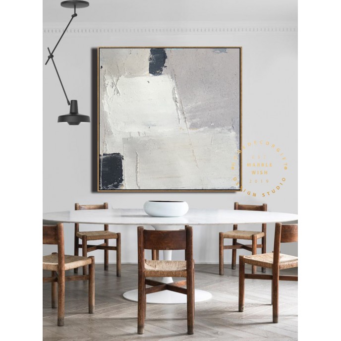 Large Modern Art, Boho Abstract Painting Minimalist Art, Dinning Room Wall Art Decor Canvas Painting, White Abstract Painting, Beige Art Large Modern Art, Boho Abstract Painting Minimalist Art, Dinning Room Wall Art Decor Canvas Painting, White Abstract Painting, Beige Art