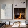 Original Nordic Extra Large Abstract Painting, Light Gray Minimalist Abstract Painting, Pink Painting, White Abstract Painting, Abstract Art Original Nordic Extra Large Abstract Painting, Light Gray Minimalist Abstract Painting, Pink Painting, White Abstract Painting, Abstract Art