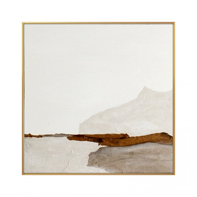 Large Original Beige and Brown Abstract Oil Painting For Living Room Contemporary Oil Paintings, Oversized Scandinavian Art for Bedroom
