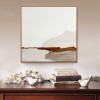 Large Original Beige and Brown Abstract Oil Painting For Living Room Contemporary Oil Paintings, Oversized Scandinavian Art for Bedroom