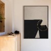 Large Abstract Beige And Black Painting, Original Abstract Painting, Oversized Mural Wall Decor, Modern Texture Abstract, Living Room Art