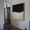 Large Abstract Painting, Nordic Black Painting Beige Painting, Minimalist Post Modern Abstract Painting,Hallway Abstract Paiinting on Canvas Large Abstract Painting, Nordic Black Painting Beige Painting, Minimalist Post Modern Abstract Painting,Hallway Abstract Paiinting on Canvas