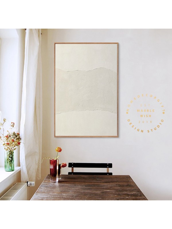 Large Abstract Painting, Beige Painting on Canvas, Beige Abstract Painting, 3D textured Painting, set of 2 Modern Wall Art, Scandinavian Art