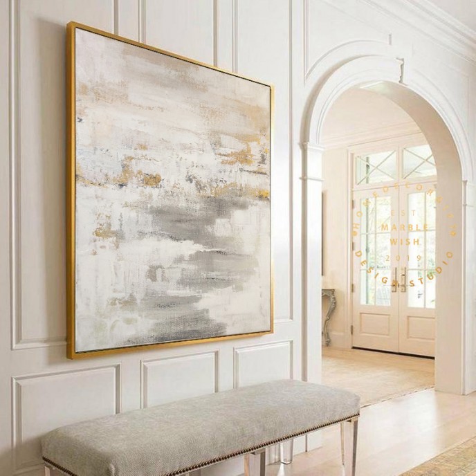 Large Original Beige Abstract Painting For Living Room Contemporary Paintings, White Painting Gray Painting, Oversized Scandinavian Art Large Original Beige Abstract Painting For Living Room Contemporary Paintings, White Painting Gray Painting, Oversized Scandinavian Art