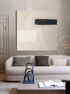 Beige Brushstrokes Wall Art Beige Brushstrokes Wall Art