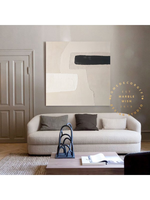 Beige Brushstrokes Wall Art Beige Brushstrokes Wall Art