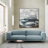 Abstract Canvas Art,Original Black Abstract Blue Abstract White Abstract, Dark Blue Abstract Painting, Modern Landscape Abstract Painting Abstract Canvas Art,Original Black Abstract Blue Abstract White Abstract, Dark Blue Abstract Painting, Modern Landscape Abstract Painting