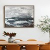 Abstract Canvas Art,Original Black Abstract Blue Abstract White Abstract, Dark Blue Abstract Painting, Modern Landscape Abstract Painting Abstract Canvas Art,Original Black Abstract Blue Abstract White Abstract, Dark Blue Abstract Painting, Modern Landscape Abstract Painting