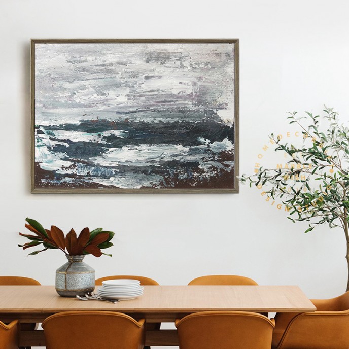 Abstract Canvas Art,Original Black Abstract Blue Abstract White Abstract, Dark Blue Abstract Painting, Modern Landscape Abstract Painting Abstract Canvas Art,Original Black Abstract Blue Abstract White Abstract, Dark Blue Abstract Painting, Modern Landscape Abstract Painting