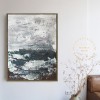 Abstract Canvas Art,Original Black Abstract Blue Abstract White Abstract, Dark Blue Abstract Painting, Modern Landscape Abstract Painting Abstract Canvas Art,Original Black Abstract Blue Abstract White Abstract, Dark Blue Abstract Painting, Modern Landscape Abstract Painting