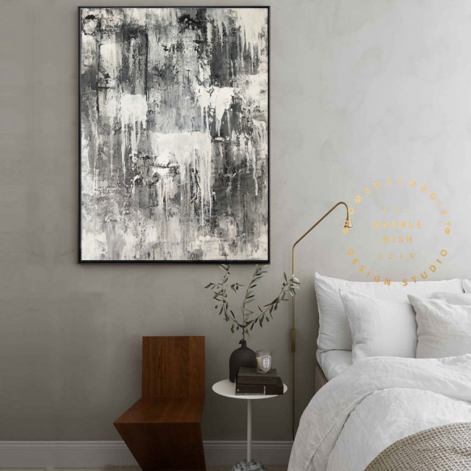Black and White Abstract Painting, Gray Painting, Original XXL Large Abstract Painting, Gray Textured Canvas Wall Art, Industrial Abstract Black and White Abstract Painting, Gray Painting, Original XXL Large Abstract Painting, Gray Textured Canvas Wall Art, Industrial Abstract