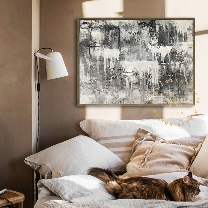 Black and White Abstract Painting, Gray Painting, Original XXL Large Abstract Painting, Gray Textured Canvas Wall Art, Industrial Abstract Black and White Abstract Painting, Gray Painting, Original XXL Large Abstract Painting, Gray Textured Canvas Wall Art, Industrial Abstract