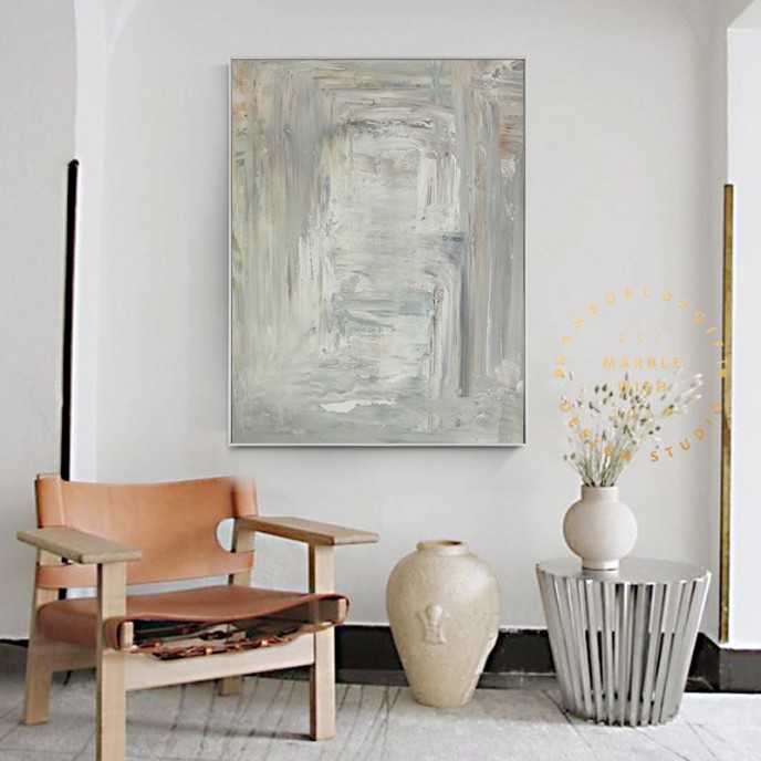 Gray Abstract Wall Art, Gray Abstract Canvas Art, Large Original Abstract Painting for Living Room, Neutral Painting Wall Art, Gray Wall Art Gray Abstract Wall Art, Gray Abstract Canvas Art, Large Original Abstract Painting for Living Room, Neutral Painting Wall Art, Gray Wall Art