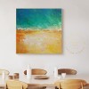 Large Orange and Green Abstract Painting, Oversized Sea Abstract Painting, Ocean Painting, Beach Painting, Beach Abstract Art, Seaside Art Large Orange and Green Abstract Painting, Oversized Sea Abstract Painting, Ocean Painting, Beach Painting, Beach Abstract Art, Seaside Art