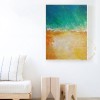 Large Orange and Green Abstract Painting, Oversized Sea Abstract Painting, Ocean Painting, Beach Painting, Beach Abstract Art, Seaside Art Large Orange and Green Abstract Painting, Oversized Sea Abstract Painting, Ocean Painting, Beach Painting, Beach Abstract Art, Seaside Art