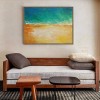 Large Orange and Green Abstract Painting, Oversized Sea Abstract Painting, Ocean Painting, Beach Painting, Beach Abstract Art, Seaside Art Large Orange and Green Abstract Painting, Oversized Sea Abstract Painting, Ocean Painting, Beach Painting, Beach Abstract Art, Seaside Art