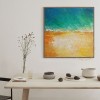 Large Orange and Green Abstract Painting, Oversized Sea Abstract Painting, Ocean Painting, Beach Painting, Beach Abstract Art, Seaside Art Large Orange and Green Abstract Painting, Oversized Sea Abstract Painting, Ocean Painting, Beach Painting, Beach Abstract Art, Seaside Art