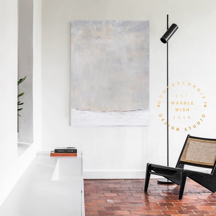 Canvas Abstract Art, Extra Large Oil Paintings On Canvas, White Painting Gray Painting, Minimalist Painting for Living Room, Neutral Decor Canvas Abstract Art, Extra Large Oil Paintings On Canvas, White Painting Gray Painting, Minimalist Painting for Living Room, Neutral Decor