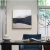 Large Neutral Abstract Painting, Mountain Abstract Wall Art, Modern Wall Art Bedroom Decor, Gray Painting, Landscape Oil Painting, 40x40 Art