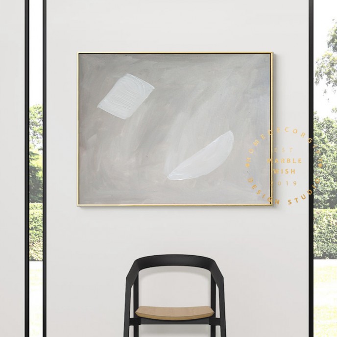 Abstract Neutral Painting, Boho Painting, Minimal Wall Art Decor for Living Room, Calming Neutral Abstract Painting For Interior Design- geo Abstract Neutral Painting, Boho Painting, Minimal Wall Art Decor for Living Room, Calming Neutral Abstract Painting For Interior Design- geo