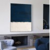 Large Navy Blue Oil Painting on Canvas, Calming Blue Painting, Large Abstract Painting,Contemporary Art Modern Oil Painting for Living Room Large Navy Blue Oil Painting on Canvas, Calming Blue Painting, Large Abstract Painting,Contemporary Art Modern Oil Painting for Living Room