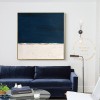 Large Navy Blue Oil Painting on Canvas, Calming Blue Painting, Large Abstract Painting,Contemporary Art Modern Oil Painting for Living Room Large Navy Blue Oil Painting on Canvas, Calming Blue Painting, Large Abstract Painting,Contemporary Art Modern Oil Painting for Living Room