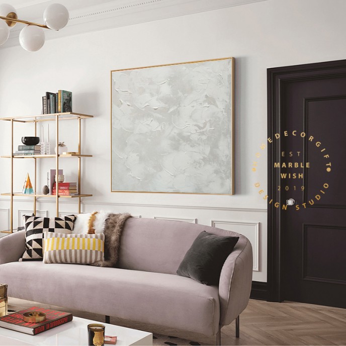Large Abstract White Painting, White Paintings, White 3D Textured Painting, Modern abstract painting for Living Room, Minimalist Art Large Abstract White Painting, White Paintings, White 3D Textured Painting, Modern abstract painting for Living Room, Minimalist Art