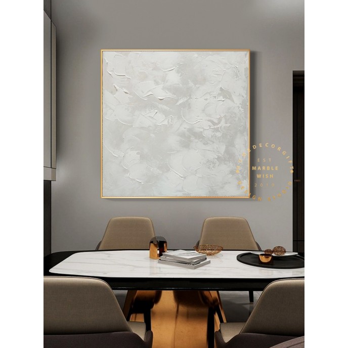 Large Abstract White Painting, White Paintings, White 3D Textured Painting, Modern abstract painting for Living Room, Minimalist Art Large Abstract White Painting, White Paintings, White 3D Textured Painting, Modern abstract painting for Living Room, Minimalist Art