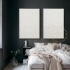 Large Set of 2 Painting, 2 piece Wall Art Canvas, 3D White Painting, White Abstract Art, 2 Pieces Minimal Wall Art Set, Modern Wall Art