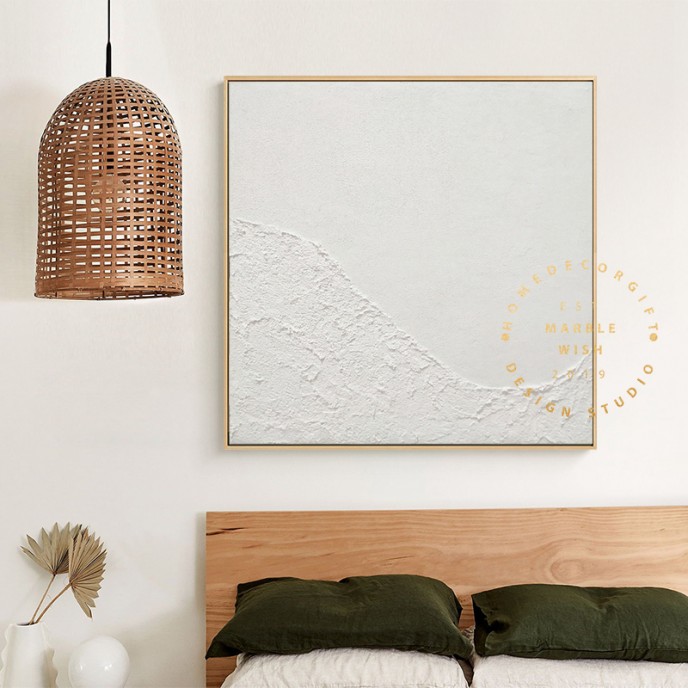 Large White 3D Textured Painting, Abstract White Painting, White Acrylic Paintings, Minimalist Abstract Wall Art for Living Room Art Decor Large White 3D Textured Painting, Abstract White Painting, White Acrylic Paintings, Minimalist Abstract Wall Art for Living Room Art Decor