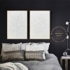 2 piece Wall Art Canvas, Large Set of 2 Painting, 3D White Painting,White Abstract Tree Art,2 Pieces Minimal Wall Art Set, Modern Relief Art 2 piece Wall Art Canvas, Large Set of 2 Painting, 3D White Painting,White Abstract Tree Art,2 Pieces Minimal Wall Art Set, Modern Relief Art