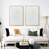 2 piece Wall Art Canvas, Large Set of 2 Painting, 3D White Painting,White Abstract Tree Art,2 Pieces Minimal Wall Art Set, Modern Relief Art 2 piece Wall Art Canvas, Large Set of 2 Painting, 3D White Painting,White Abstract Tree Art,2 Pieces Minimal Wall Art Set, Modern Relief Art