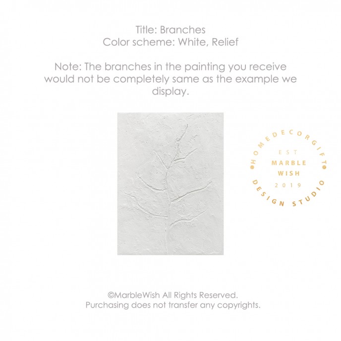 Large White Textured Tree Painting, Abstract White Painting, 3D White Art, Branches Art, Minimalist Abstract Painting for Dining Room Decor Large White Textured Tree Painting, Abstract White Painting, 3D White Art, Branches Art, Minimalist Abstract Painting for Dining Room Decor