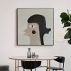 Large Neutral Painting, Double Face Oil Painting, Figure Painting, Gray Painting Gray Art for Bedroom Interior Decor, Face Abstract Painting Large Neutral Painting, Double Face Oil Painting, Figure Painting, Gray Painting Gray Art for Bedroom Interior Decor, Face Abstract Painting