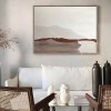 Large Canvas Abstract Art, Textured Abstract, Beige Painting Boho Painting, Oversized Abstract Canvas Art, Landscape Abstract Painting 48x48