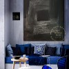 Black Canvas Abstract Art Painting, Black Painting, Black Abstract, Modern Hallway Painting, Living Room Art Decor, White and Black Art Black Canvas Abstract Art Painting, Black Painting, Black Abstract, Modern Hallway Painting, Living Room Art Decor, White and Black Art