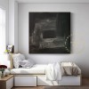 Black Canvas Abstract Art Painting, Black Painting, Black Abstract, Modern Hallway Painting, Living Room Art Decor, White and Black Art Black Canvas Abstract Art Painting, Black Painting, Black Abstract, Modern Hallway Painting, Living Room Art Decor, White and Black Art