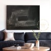 Black Canvas Abstract Art Painting, Black Painting, Black Abstract, Modern Hallway Painting, Living Room Art Decor, White and Black Art Black Canvas Abstract Art Painting, Black Painting, Black Abstract, Modern Hallway Painting, Living Room Art Decor, White and Black Art