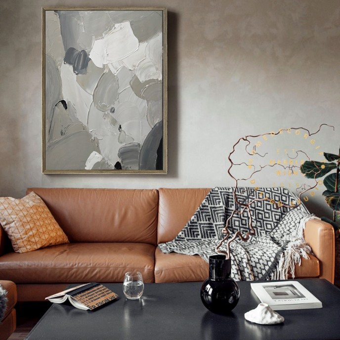 Gray Abstract Canvas Art, 3D Abstract Painting, Gray Painting Neutral Canvas Art, Minimal 3D Textured Painting, Living Room Art, MarbleWish Gray Abstract Canvas Art, 3D Abstract Painting, Gray Painting Neutral Canvas Art, Minimal 3D Textured Painting, Living Room Art, MarbleWish