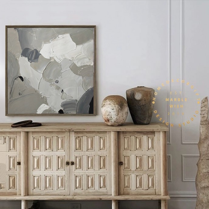 Gray Abstract Canvas Art, 3D Abstract Painting, Gray Painting Neutral Canvas Art, Minimal 3D Textured Painting, Living Room Art, MarbleWish Gray Abstract Canvas Art, 3D Abstract Painting, Gray Painting Neutral Canvas Art, Minimal 3D Textured Painting, Living Room Art, MarbleWish