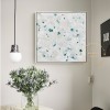 White Green Oil Painting on Canvas, Textured Painting Abstract Art, Palette Knife Textured Art, Minimal Wall Art, White Textured Painting White Green Oil Painting on Canvas, Textured Painting Abstract Art, Palette Knife Textured Art, Minimal Wall Art, White Textured Painting