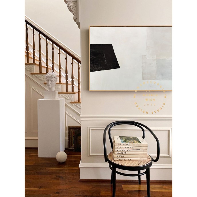 Large Modern Art, Canvas Abstract Art, White Painting Beige Painting Gray Painting, Neutral Abstract Painting Antique Wall Art Minimal Art