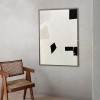 Minimal Modern Art, Canvas Abstract Art, White Abstract Painting, Beige Abstract, Gray Abstract, Living Room Modern Art, Painting on Canvas