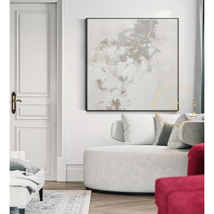 Minimalist Abstract Wall Art, Large White Painting, White Texture Abstract Painting, Abstract Canvas Art for Living Room Decor, Minimal Art Minimalist Abstract Wall Art, Large White Painting, White Texture Abstract Painting, Abstract Canvas Art for Living Room Decor, Minimal Art